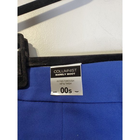 NEW Express Columnist 00 Barely Boot Royal Blue Pant Trouser Career Classic - Picture 2 of 6